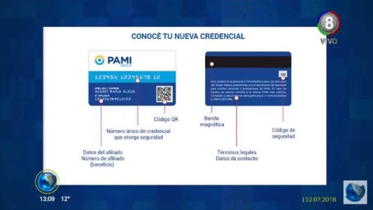 Pami ya entrega las nuevas credenciales para sus afiliados