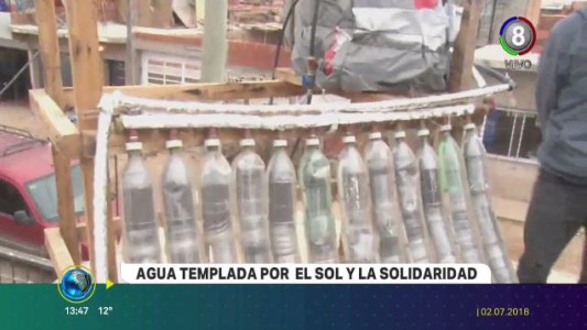 Alumnos crearon termotanques solares con materiales reutilizables