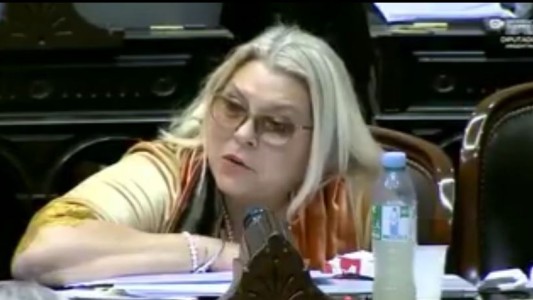 "Propinas y coimas", el furcio de Elisa Carrió en el Congreso