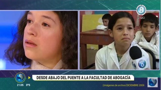 Conmovedor: Vivía bajo el puente y gracias al estudio, salió adelante