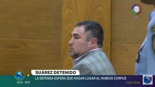 Suárez detenido: Para su defensa, la detención es arbitraria