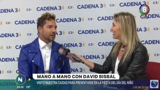 David Bisbal a solas con Teleocho Noticias