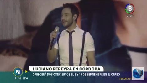 Luciano Pereyra en una nota imperdible con Teleocho Noticias