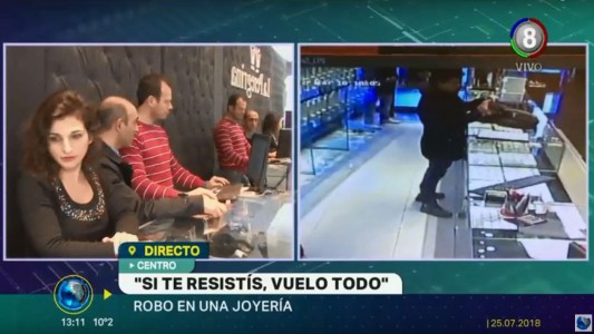 Armados con una granada, robaron en una joyería