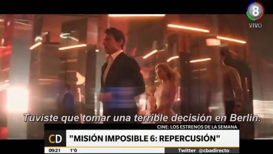 Cine: Tom Cruise vuelve con toda la adrenalina de Misión Imposible