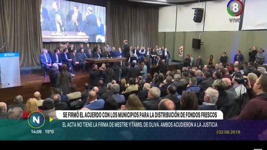 Se firmó acuerdo con los municipios para la distribución de fondos frescos