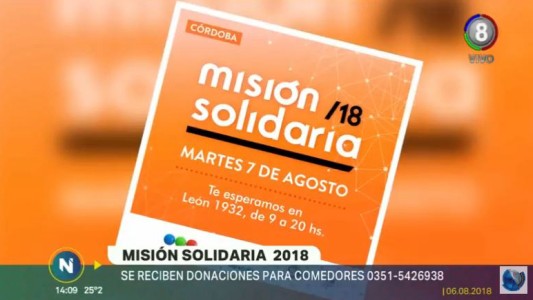 Telefe y radio Metro se suman a la campaña solidaria de la Fundación Si