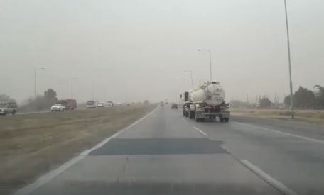 Precaución! Así se ve circunvalación tras la llegada del fuerte viento