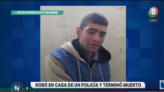 Robó, huyó y lo mataron