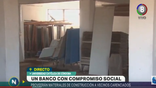 Banco de materiales en la Universidad Catolica