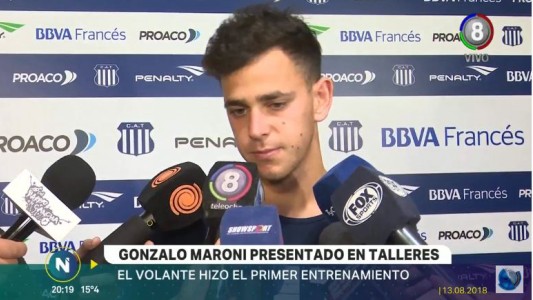 Maroni es el nuevo refuerzo de Talleres