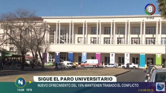 Tras rechazo a la oferta salarial, sigue el paro universitario