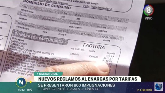 Trifazo: Presentaron 800 impugnaciones contra el Enargas
