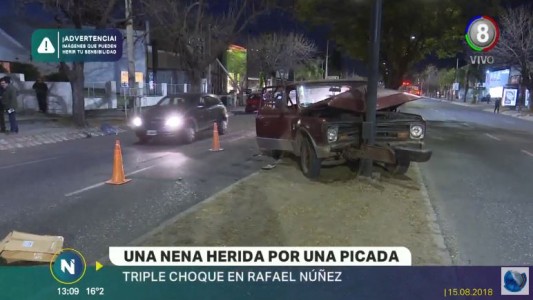 Corrían picadas en la avenida Rafael Núñez y causaron un triple choque