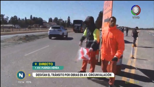 Desde hoy, desvíos en la circunvalación y Av. Fuerza aérea