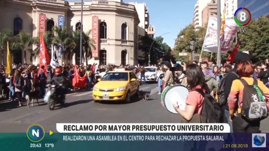 Reclamo Universitario: Exigen mayor presupuesto