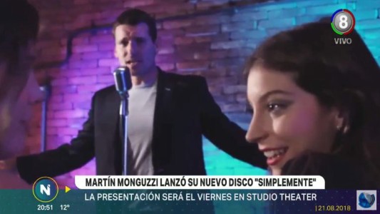 Martín Monguzzi presenta su nuevo disco: "Simplemente"