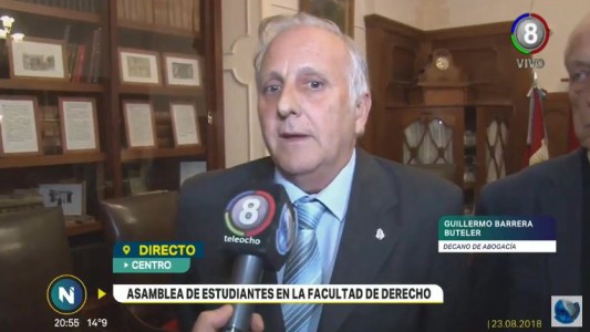 UNC: En ningún momento pedimos la intervención de la policía