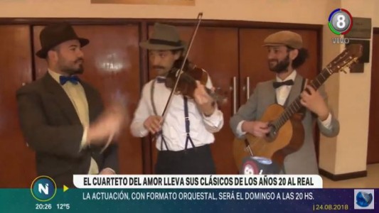 El cuarteto del amor presenta una comedia musical en el Teatro Real