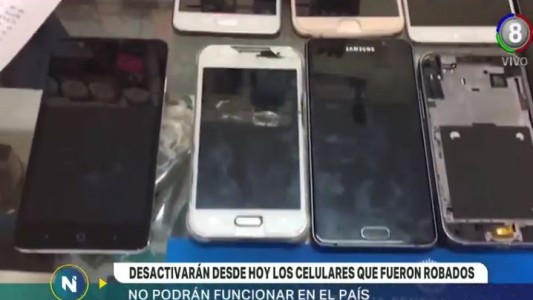 Desde hoy, no funcionarán los celulares robados en todo el país