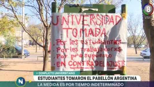 Estudiantes tomaron el Pabellón Argentina