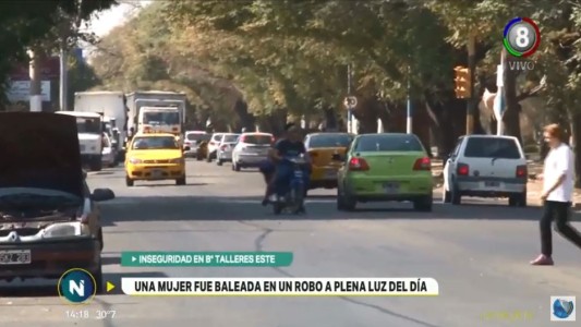 Inseguridad en barrio Talleres: Balearon a una mujer en intento de robo