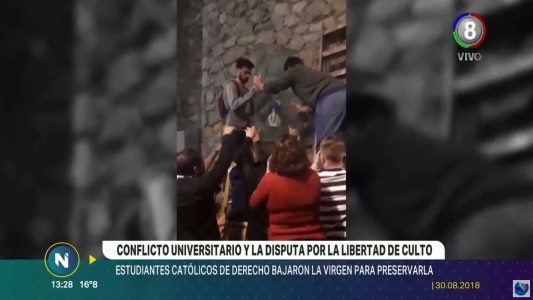 La verdadera historia sobre la remoción de la virgen en la Facultad de Derecho