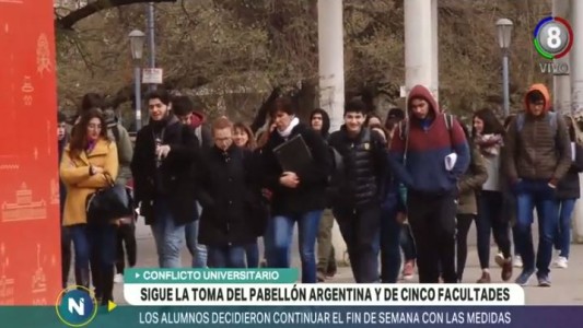 Sigue la toma en la UNC hasta el martes