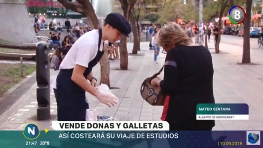 Un ejemplo: Vende donas y galletas para costear su viaje de estudios