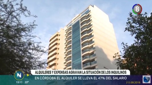 El valor del alquiler se lleva un 47% del salario