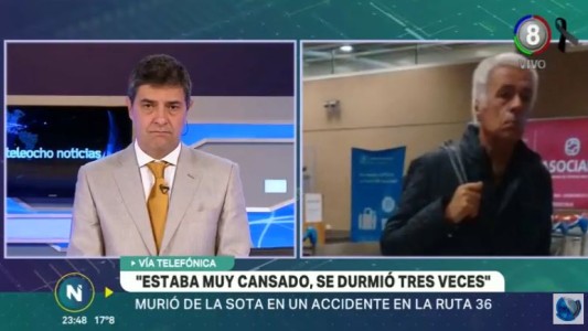 Habló la estilista de De la Sota: "Estaba muy cansado se durmió tres veces"