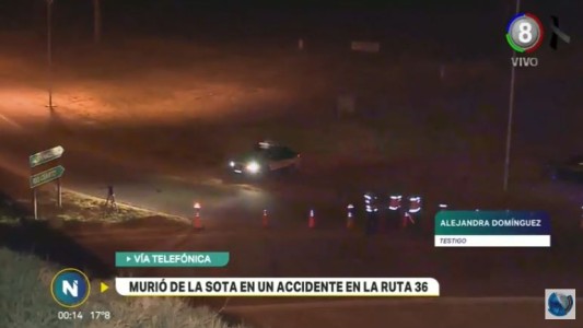 Murió De la Sota: Habló una testigo del accidente