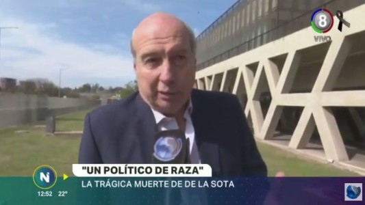 Esteban Dómina: "De la Sota era un político de raza"