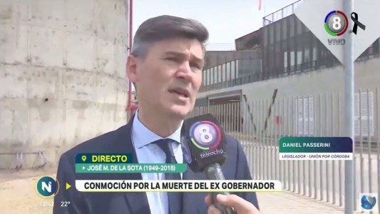 Daniel Passerini: "De la Sota era un hombre increíble y apasionado"