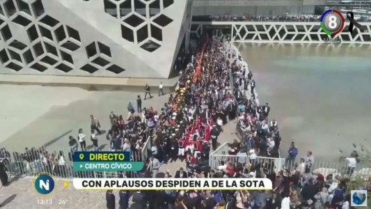 Miles de cordobeses acompañaron en el cortejo al ex gobernador De la Sota