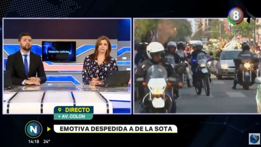 Miles de cordobeses acompañaron el cortejo por las calles del centro