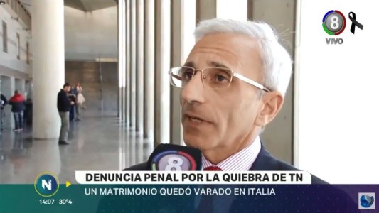 Pasajeros varados en Italia presentaron denuncia por la quiebra de TN