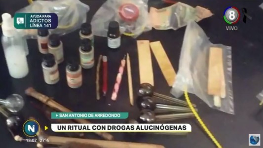 Tres detenidos tras ritual con drogas alucinógenas