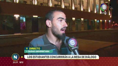 Los estudiantes concurrirán a la mesa de diálogo