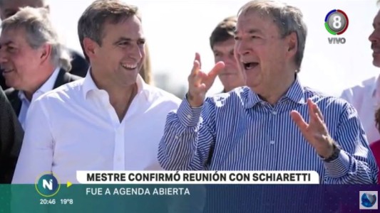 Tras meses sin diálogo, Mestre confirmó reunión con Schiaretti