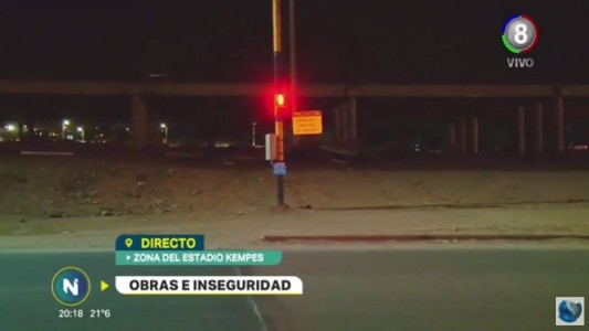 La zona del horror: Oscuridad total en cercanías al IPEF