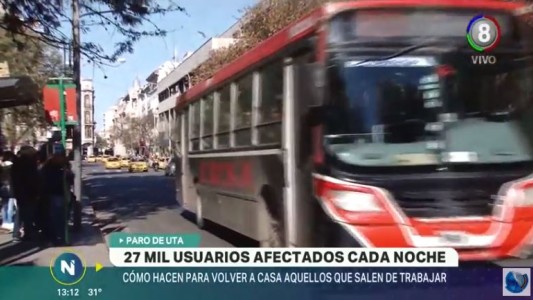 Décima noche sin colectivos en Córdoba
