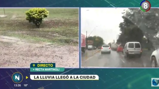 Lluvia y granizo en Córdoba:  Rige un alerta por tormentas fuertes