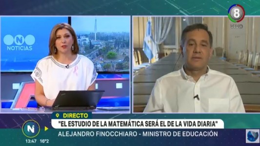 Finocchiaro: "Sacamos la matemática del pizarrón para llevarla a la vida"