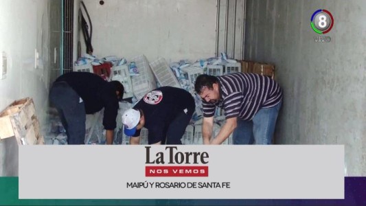 Intendente solidario: Ayudó a un caminero que volcó en la ruta