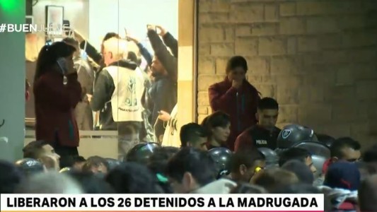 Liberaron a los detenidos por los incidentes en las inmediaciones del Congreso