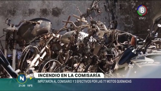 Policías imputados por el incendio en la Comisaría 11 Bis