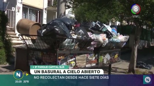 Barrio Parque Capital Sur, tapado de basura