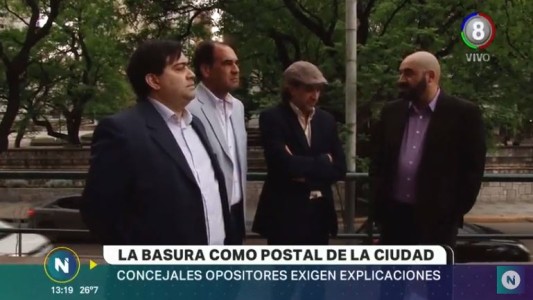 Concejales presentaron su reclamo por la falta de recolección