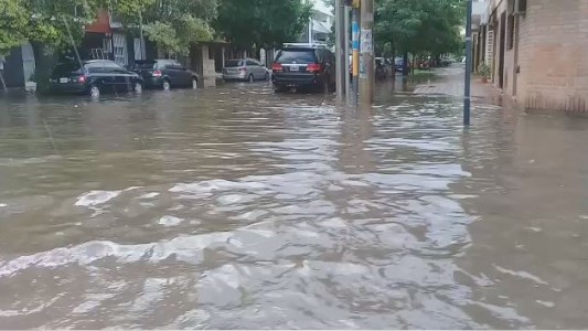 Anegamientos en Córdoba tras la intensa lluvia